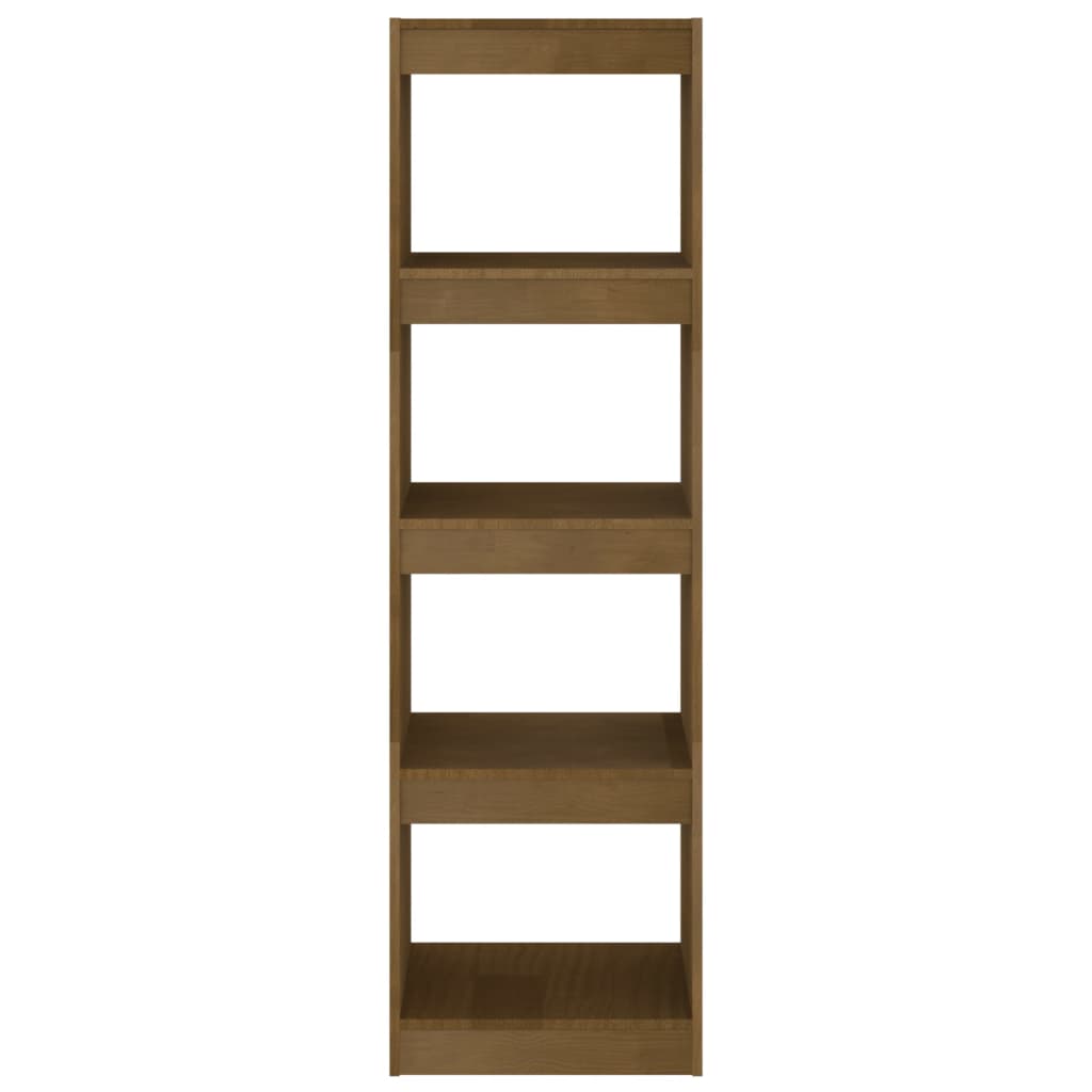 Libreria/Divisorio Miele 40x30x135,5 cm Legno Massello di Pino 808146