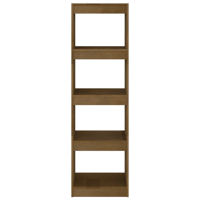 Libreria/Divisorio Miele 40x30x135,5 cm Legno Massello di Pino 808146