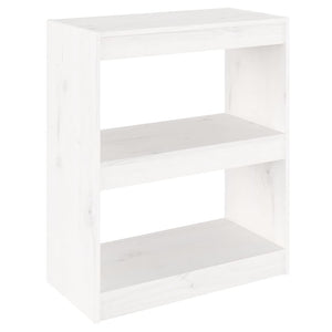 Libreria/Divisorio Bianco 60x30x71,5 cm in Massello di Pino 808159