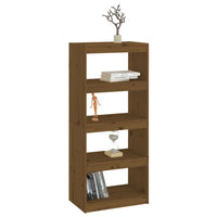 Libreria/Divisorio Miele 60x30x135,5 cm Legno Massello di Pino 808171