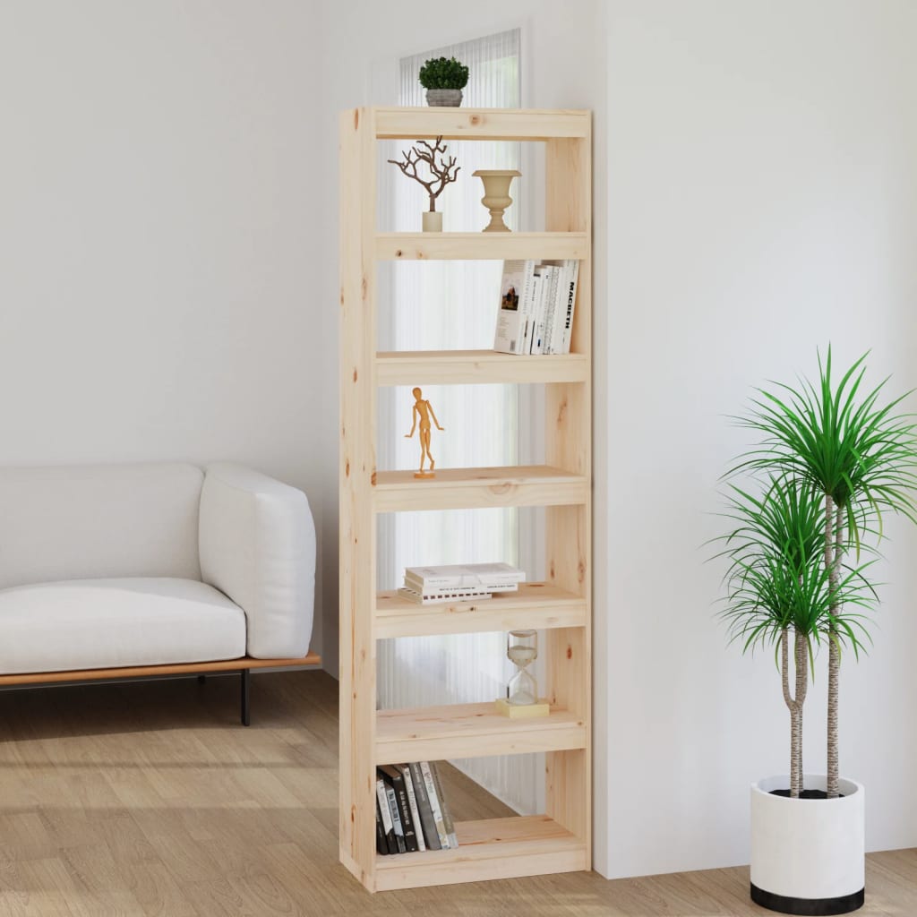 Libreria/Divisorio 60x30x199,5 cm in Legno Massello di Pino cod mxl 13993