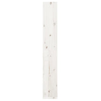 Libreria/Divisorio Bianco 60x30x199,5 cm Legno Massello di Pino cod mxl 9326