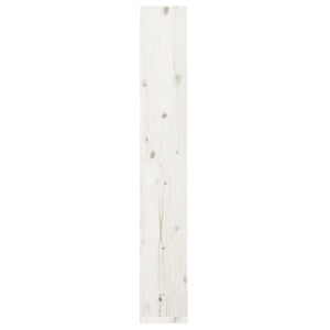 Libreria/Divisorio Bianco 60x30x199,5 cm Legno Massello di Pino cod mxl 9326