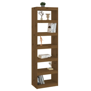 Libreria/Divisorio Miele 60x30x199,5 cm Legno Massello di Pino 808181