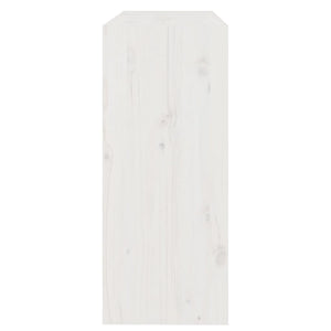 Libreria/Divisorio Bianco 80x30x71,5 cm Legno Massello di Pino cod mxl 6906