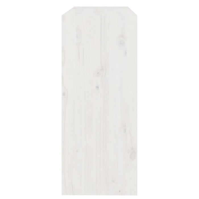 Libreria/Divisorio Bianco 80x30x71,5 cm Legno Massello di Pino cod mxl 6906