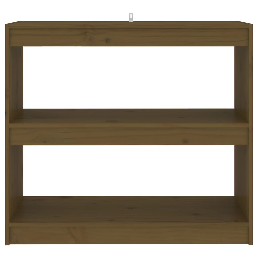 Libreria/Divisorio Miele 80x30x71,5 cm Legno Massello di Pino 808186