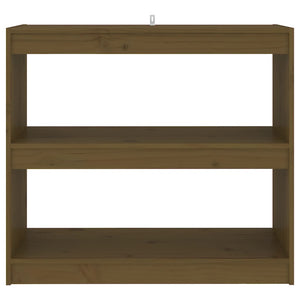 Libreria/Divisorio Miele 80x30x71,5 cm Legno Massello di Pino 808186