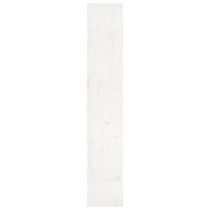 Libreria/Divisorio Bianco 80x30x167,4 cm Legno Massello di Pino cod mxl 11876