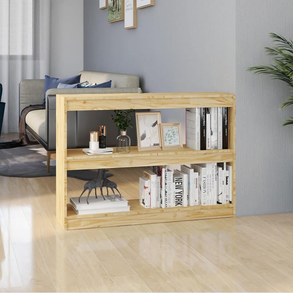 Libreria/Divisorio 100x30x71,5 cm in Legno Massello di Pino 808208