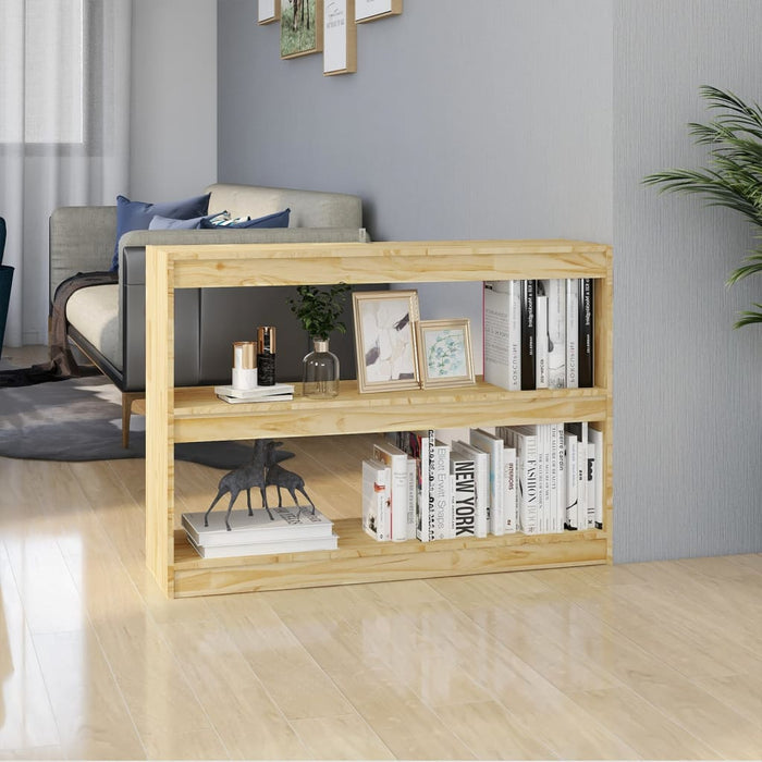 Libreria/Divisorio 100x30x71,5 cm in Legno Massello di Pino 808208