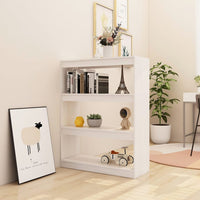 Libreria/Divisorio Bianco 100x30x103 cm in Massello di Pino cod mxl 18635