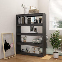 Libreria/Divisorio Grigio 100x30x135,5 cm in Legno di Pino 808220