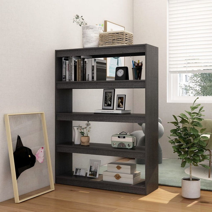 Libreria/Divisorio Grigio 100x30x135,5 cm in Legno di Pino 808220