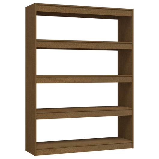 Libreria/Divisorio Marrone Miele 100x30x135,5 cm Legno di Pino 808221