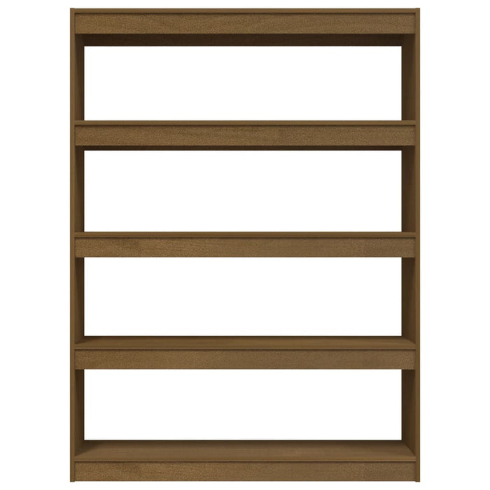 Libreria/Divisorio Marrone Miele 100x30x135,5 cm Legno di Pino 808221