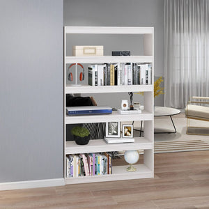 Libreria/Divisorio Bianco 100x30x167,5 cm in Massello di Pino cod mxl 24801