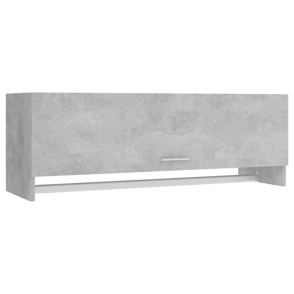 Armadio Grigio Cemento 100x32,5x35 cm in Legno Multistratocod mxl 97242