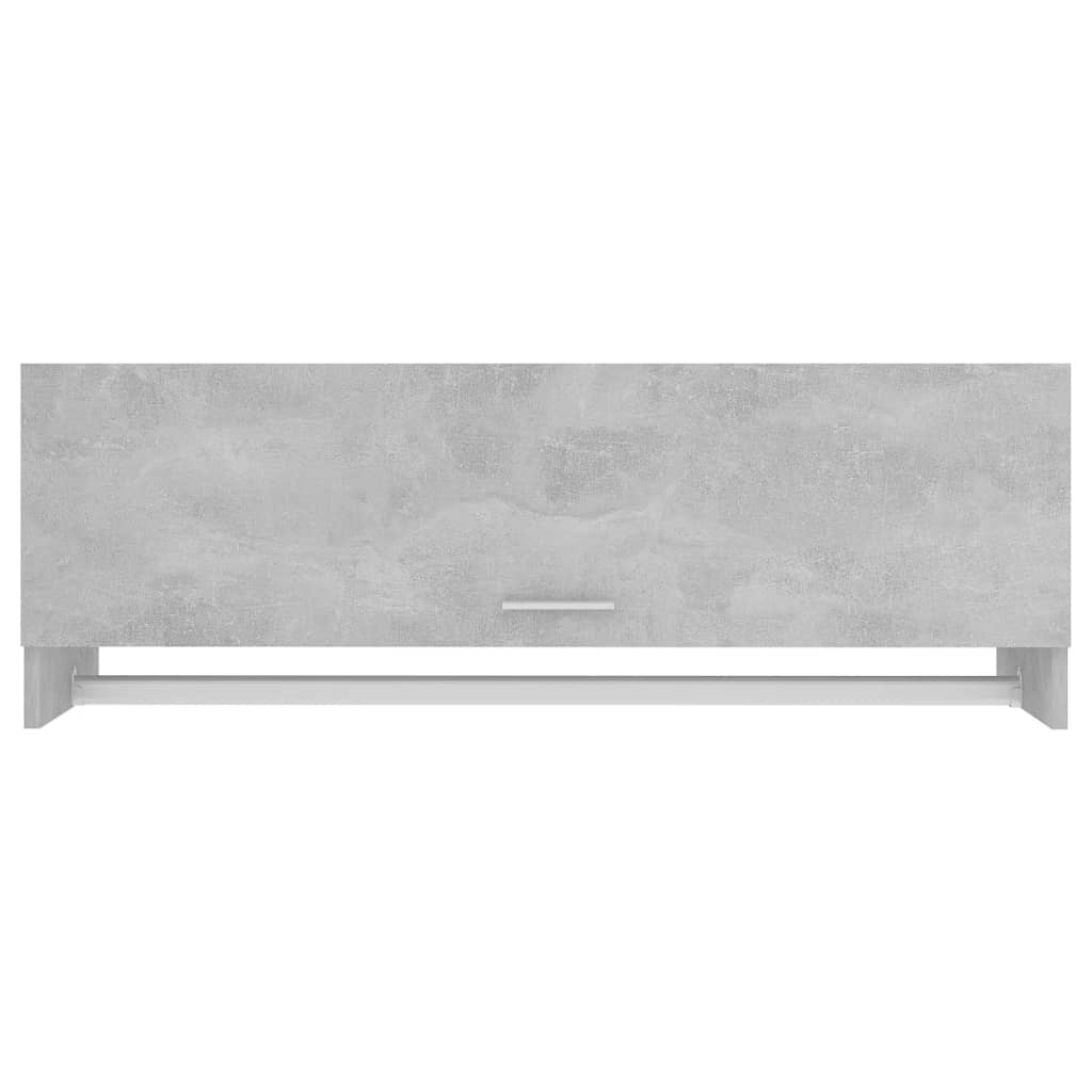 Armadio Grigio Cemento 100x32,5x35 cm in Legno Multistratocod mxl 97242