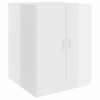 Mobile per Lavatrice Bianco Lucido 71x71,5x91,5 cmcod mxl 116352