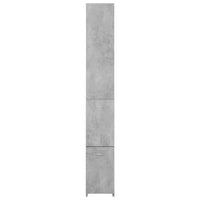 Armadietto Bagno Grigio Cemento 25x26,5x170cm Legno Multistrato 808435