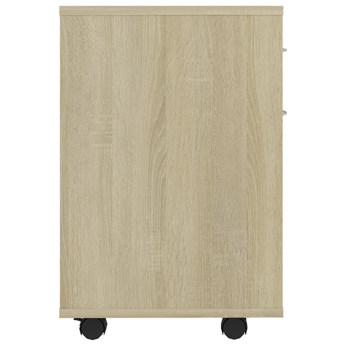 Mobiletto con Rotelle Rovere Sonoma 45x38x54 cm in Truciolato cod mxl 41255