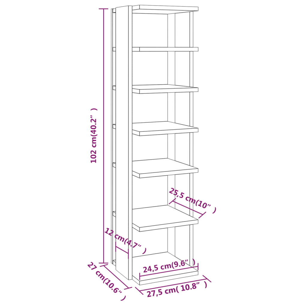 Scarpiere 2 pz Bianche 25x27x102 cm in Legno Multistrato cod mxl 77015