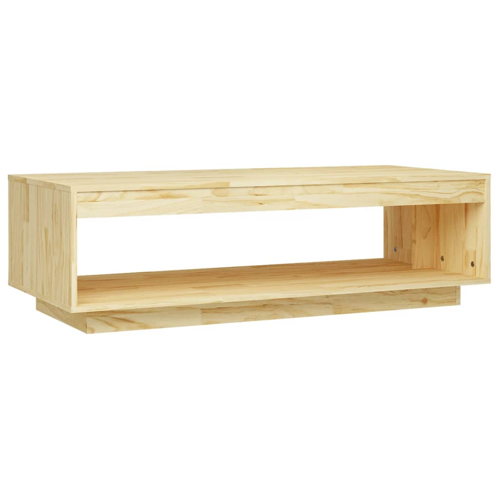 Tavolino da Salotto 110x50x33,5 cm in Legno Massello di Pino 808508