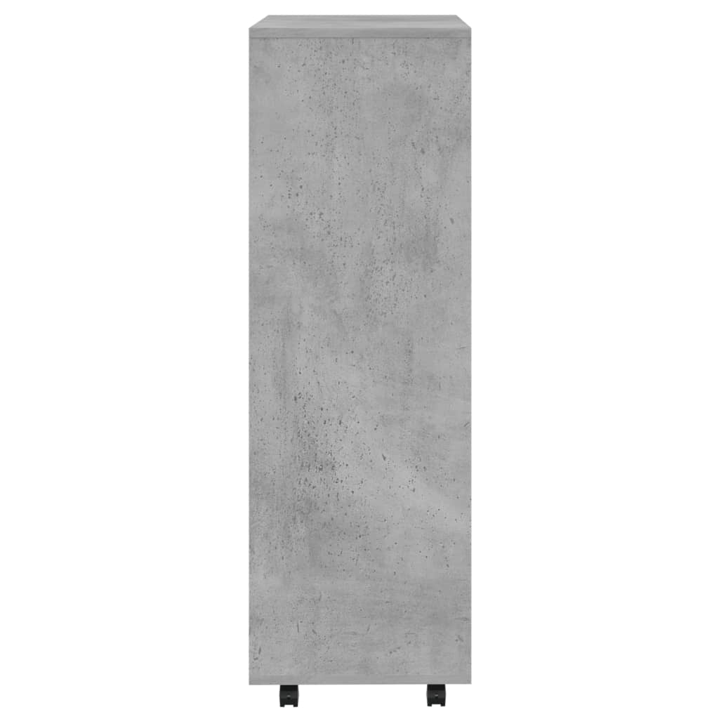 Armadio Grigio Cemento 80x40x110 cm in Truciolato 808517