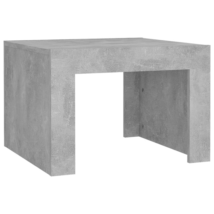 Tavolino da Salotto Grigio Cemento 50x50x35 cm in Truciolato cod mxl 58649