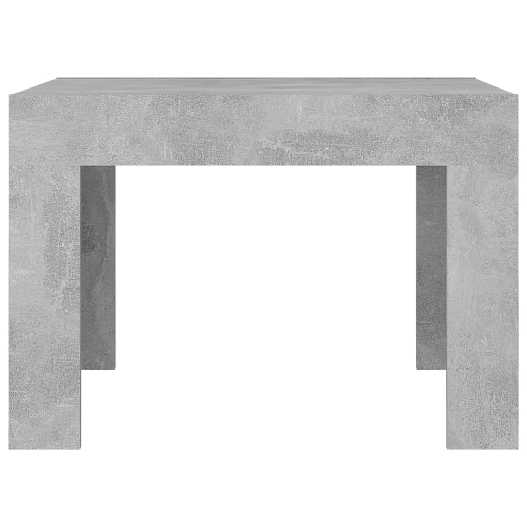 Tavolino da Salotto Grigio Cemento 50x50x35 cm in Truciolato cod mxl 58649