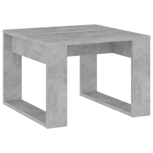 Tavolino Servizio Grigio Cemento 50x50x35 cm in Truciolato 808625