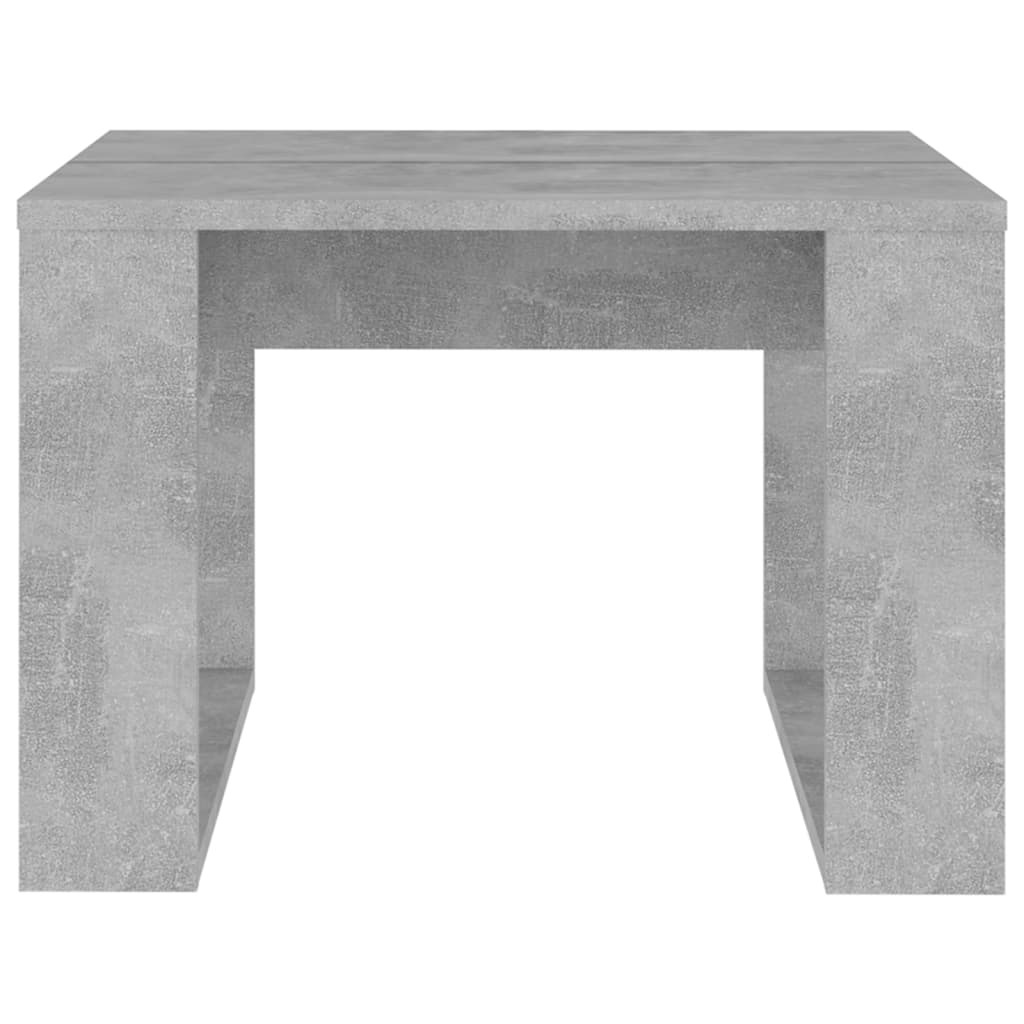 Tavolino Servizio Grigio Cemento 50x50x35 cm in Truciolato 808625