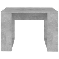 Tavolino Servizio Grigio Cemento 50x50x35 cm in Truciolato 808625