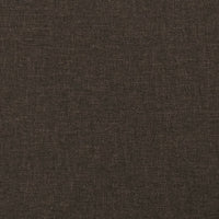 Poggiapiedi Marrone Scuro 78x56x32 cm in Tessuto 337679