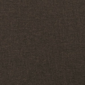 Poggiapiedi Marrone Scuro 78x56x32 cm in Tessuto 337679