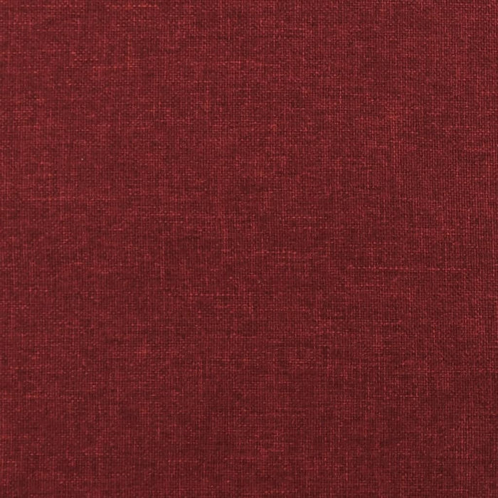 Poggiapiedi Rosso Vino 78x56x32 cm in Tessuto 337683