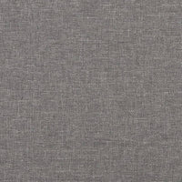 Poggiapiedi Grigio Chiaro 78x56x32 cm in Tessuto 337715