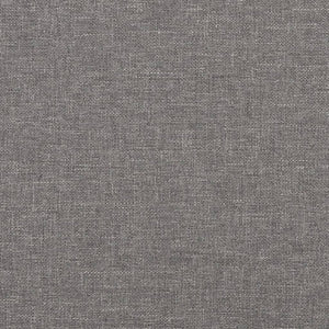 Poggiapiedi Grigio Chiaro 78x56x32 cm in Tessuto 337715