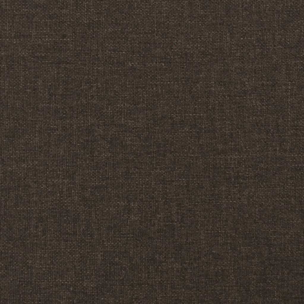 Poggiapiedi Marrone Scuro 78x56x32 cm in Tessuto 337750