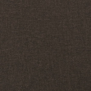 Poggiapiedi Marrone Scuro 78x56x32 cm in Tessuto 337750