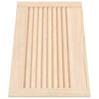 Ante a Lamelle 2 pz in Legno Massello di Pino 39,5x59,4 cm 151113