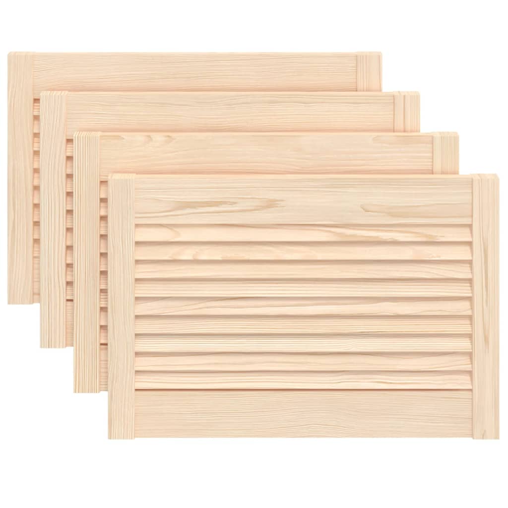 Ante a Lamelle 4 pz in Legno Massello di Pino 39,5x59,4 cm cod mxl 61654