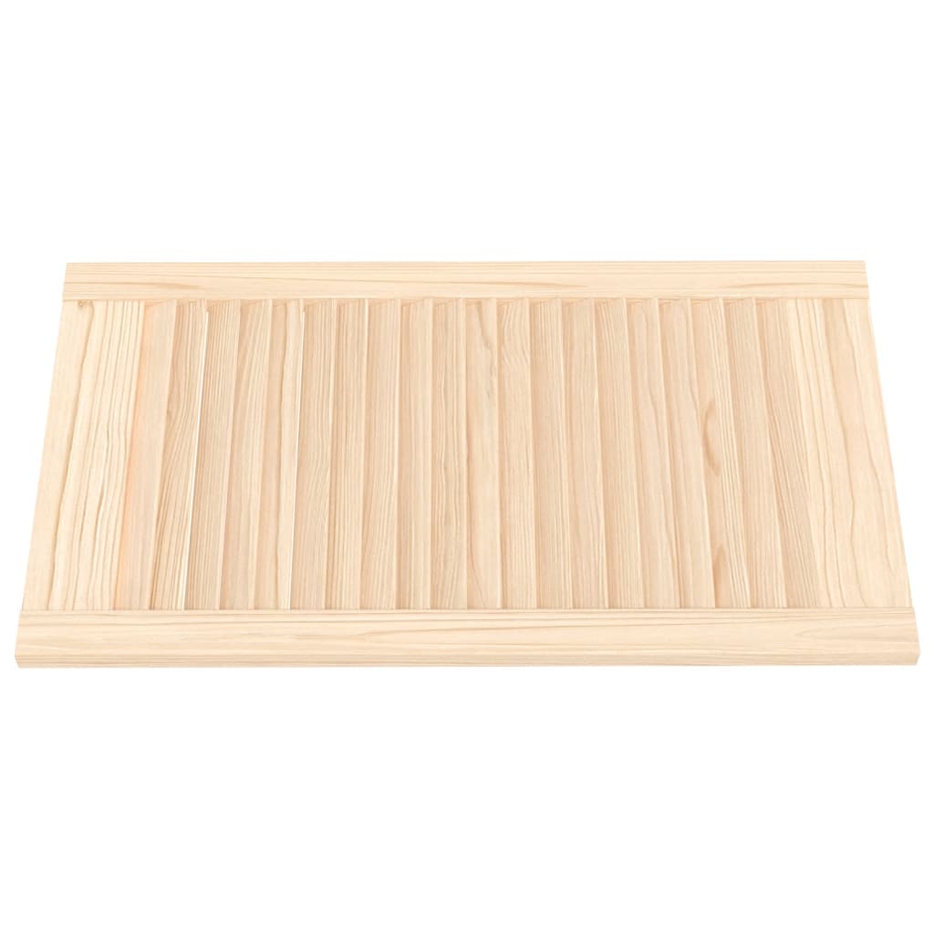 Ante a Lamelle 2 pz in Legno Massello di Pino 69x39,4 cm 151125