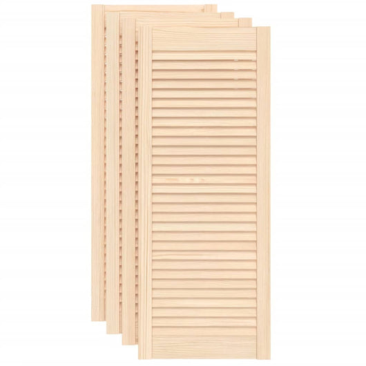 Ante a Lamelle 4 pz in Legno Massello di Pino 99,3x39,4 cm cod mxl 58784