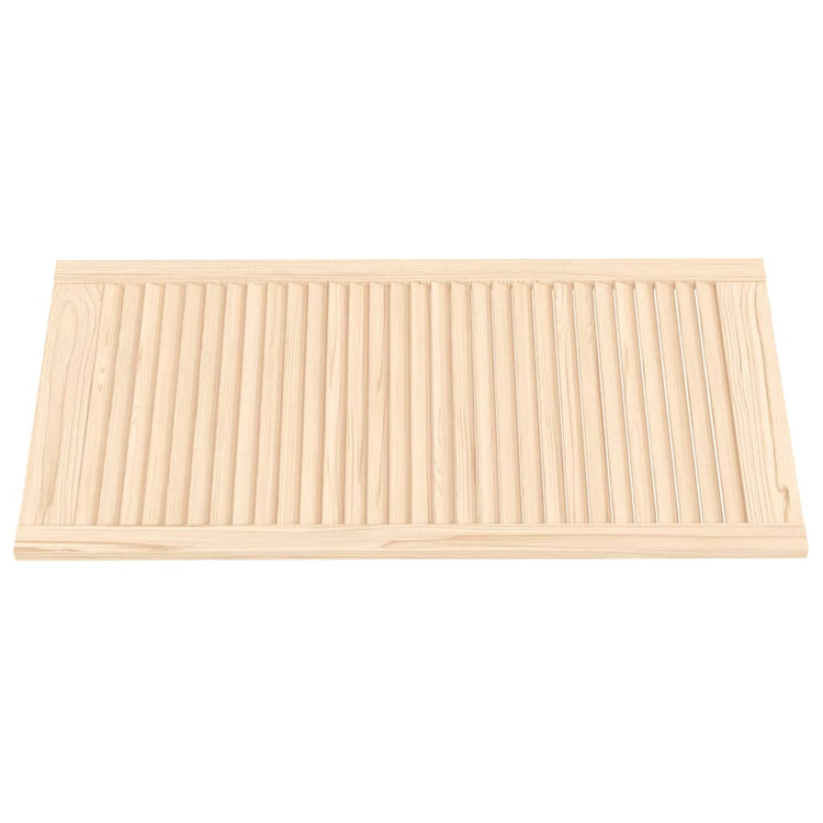 Ante a Lamelle 2 pz in Legno Massello di Pino 99,3x49,4 cm 151137