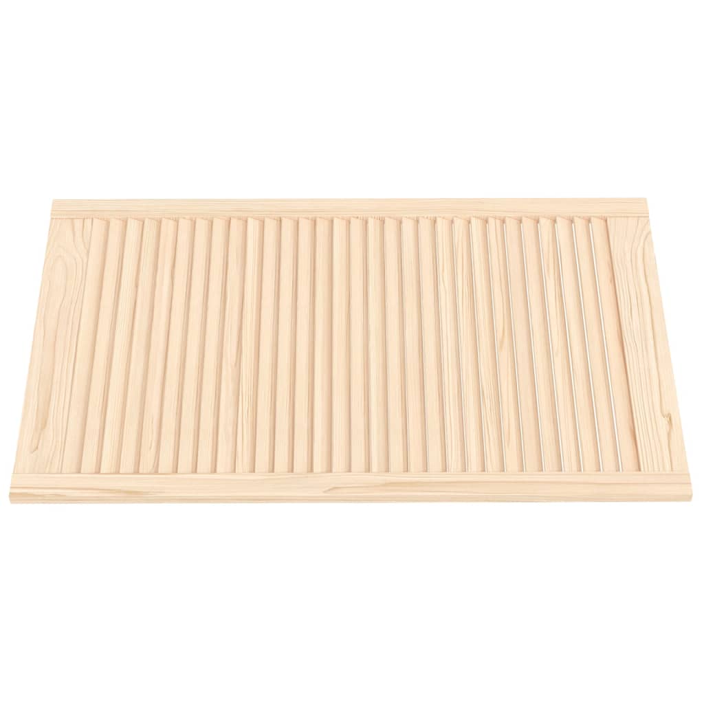 Ante a Lamelle 2 pz in Legno Massello di Pino 99,3x59,4 cm cod mxl 65408