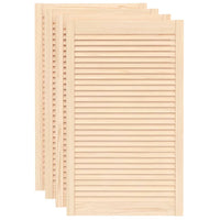 Ante a Lamelle 4 pz in Legno Massello di Pino 99,3x59,4 cm cod mxl 60275