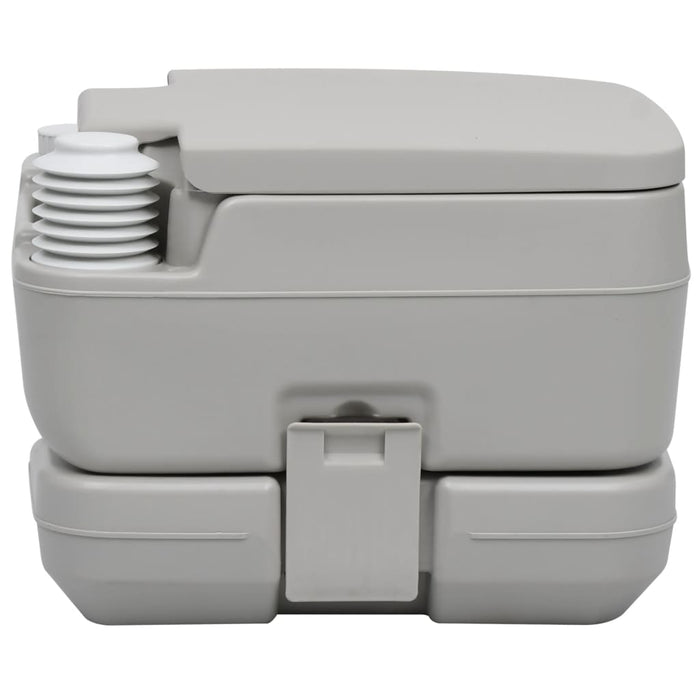 Toilette Portatile da Campeggio con Tenda 10+10 L  cod mxl 51252