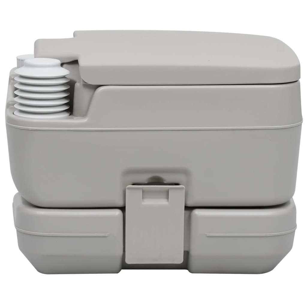 Toilette Portatile da Campeggio con Tenda 10+10 L 3081889